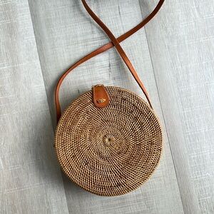 Rattan purse